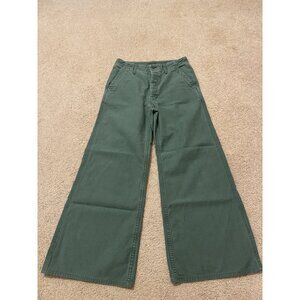 MOTHER The Major Roller Sneak - Size 28 - Olive/Sage